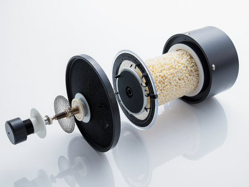 汽车滤清器配件,包括机油滤清器、空气滤清器、空调滤清器等,展示过滤系统的清洁作用